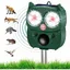 Répulsif Chat Exterieur, Ultrason Chat, Repulsif Chien, Charge Solaire,Chargement USB Prévenir Les Chiens et Les Chats, Les Oise