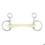 Mors baucher pour cheval droit Soyo Happy mouth mullen - Blanc - 115 mm