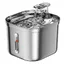 Fontaine a Eau Chat 22L Fontaine Chat INOX Pompe à Eau Ultra-Silencieuse Filtres Multiples Débit deau Réglable Distributeur