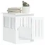 Meuble de cage pour chiens blanc 45x62x59 cm bois dingénierie_2 ans garantie_17111