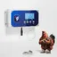 TTLIFE Porte Automatique Poulailleravec 2 Télécommandesavec Capteur de Lumière Porte De Poulailler Automatique à Induction à Pile