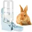 Bouteille d'eau pour lapin sans goutte-17oz, fontaine à eau suspendue, distributeur automatique, distributeur d'eau pour cage,bleu