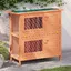 Automne/hiverClapier dextérieur Enclos pour petits animaux 4 portes Bois - HAuteur:89cm - Grande Taille &FR_209247