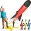 Lance-roquettes jouet pour enfants, tire à 100 pieds avec 8 fusées en mousse, jeu extérieur amusant pour enfants.