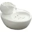 Fontaine eau chat céramique Lotus – Filtre circulation automatique hygiénique Label
