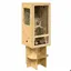 Terrarium rustique - vidaXL - osb - marron - 50 x 50 x 150 cm - matériau durable - entrée facile - usage intérieur hzt83r654