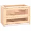 Enclos - Cage à hamster 60x35,5x42 cm bois massif de sapin SS00294007