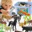 58 Pièces Animaux jouets simulation forêt zoo modèle enfants jouets -Mingmei®-keeper