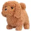 Jouet interactif électronique en peluche pour chien chiot simulation de promenade pour enfants