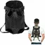 Sac Dos Ventral pour Petit Chien Sac de Transport Portable pour Animaux de Compagnie Noir M YYV