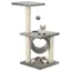 Arbre à chat - vidaXL - 65 cm - Sisal - Gris
