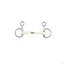 Mors baucher simple joint pour cheval Soyo Happy Mouth - 125 cm