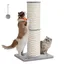 Arbre à Chat XXL - Feandrea - 85 cm - Sisal Résistant - Gris Tourterelle - Clochette Intégrée