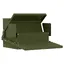 Mangeoire à pédale pour poulets - vidaXL - Vert olive - 50x40x29 cm - Acier laminé à froid - Durable
