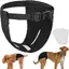 Culotte pour Chien en Chaleur Couche Menstru Chien Lavables Lot de 3 avec 9 Serviettes HyginiquesNoir M couleurs mul ABRI DE JARDIN