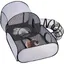 Enclos Portable pour Animaux de Compagnie Parc de Jeu pour Chat Tente Pliable avec Tunnel Jouet Accessoire d& 39 entraînement pour