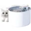Fontaine Eau Chat - Ultra Silencieuse - 3L - Filtre sans BPA - Blanc blanc FONTAINE A EAU