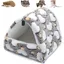 JORMFTTE Couchage Rongeur Peluche Petite Maison Hamster Hamac Jouet Lit Cabane pour Cochon dInde Lapin Chinchilla Furet Mar Label
