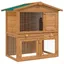 Automne/hiverClapier dextérieur Enclos pour petits animaux 3 portes Bois - HAuteur:98cm - Grande Taille &FR_745799