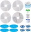4pcs filtres de fontaine à eau pour chat avec éponge en mousse,filtre à charbon actif pour fontaine WF040
