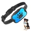 Collier anti-aboiement chien vibration étanche protection intelligente réglable réfléchissant bleu