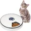 Distributeur Automatique pour Chat Jusqu’à 6 portions HxD : 55x305 cm gamelle programmable Blanc - Gris