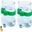 Abreuvoir Automatique pour Oiseaux Fournitures pour Cage à Oiseaux gobelet à Eau Transparent 2PCS