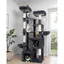 Arbre à chat XXL - HOLISANE - 189 cm - 2 niches 45x40x35 cm - 3 plateformes 45x40 cm - Base 70x45 cm