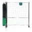 VOUNOT® Kit filet à poules 30m avec piquets double pointes - Clôture volaille avec porte d’accès - Enclos extérieur en PE