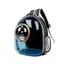 Sac à Dos pour Chat Sac à Dos pour Chat en Plein Air Sac à Dos Transparent pour Chien (Le Noir Housse Bleu Clair)