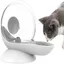 Fontaine deau pour Chat Automatique Distributeur de Bol deau pour ChienForme descargot - Niveau deau Facile à Voir