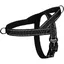 rabbitgoo Harnais Chien Anti Traction Arnet pour Chien Facile à Mettre Harnais Réfléchissant Réglable avec Attache Devant XL Noir