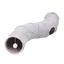 Jouets Amusants- Jouet Tunnel Pour Chat En Forme De S En Daim Gris, Cadeaux De Vacances/D'Anniversaire Pour Les Enfants