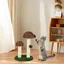 YIPEEMA. ARBRE À CHAT EN FORME DE CHAMPIGNON ARTIFICIEL GRIFFOIR POUR CHAT ADAPTÉ AUX CHATONS ET AUX PETITS CHATS 30*30*45CM.