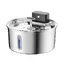Fontaine à eau pour chat sans fil - Phoesky - Acier inoxydable - 32 L - Batterie 4000 mAh