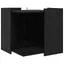 Enceinte pour bac à litière pour chat - vidaXL - Chêne noir - Bois dingénierie - 53x53x51 cm - Durable