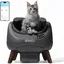 Bac à litière ouvert autonettoyant Catlink Open-X C08 bac à litière intelligent pour les foyers avec plusieurs chatsWi-Fi 5G/24G