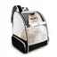 Sac à dos de transport pour chat animal domestique approuvé par les compagnies aériennes pour petits chiens chats chiots