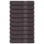 vidaXL Serviettes 10 pcs anthracite 100x200 cm 360 g/m² 100% coton serviette de plage serviette dinvité grande serviette 136699