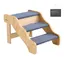 Escalier en Bois à 3 Marches-Duoku-pour Animaux Domestiques-Adapté aux Chiens et Chats Jusquà 68 kg