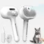 Brosses de massage 3 en 1 avec poignée, Brosse à Vapeur Autonettoyante pour Chat et Chien - Électrique