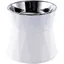 Gamelles surélevées gamelles surélevées pour nourriture et eau gamelles pour chat bénéfiques pour la digestion 13 oz (blanc)