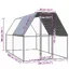 Pet®Argent Poulailler dextérieur 2x4x2 m - robuste et durable - Acier galvanisé 7_3565150