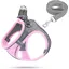 Harnais ChiotGarnais Chien LumineuxHarnais Anti Traction pour Petit Chien(RoseM) Rose#M HARNAIS ANIMAL