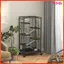 Cage pour petits animaux - AKOZON - 8578 - 5 plates‑formes - Bac inférieur amovible - 4 roues (2 avec frein)