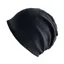 Bonnet unisexe bonnet souple chapeau fin et doux adapté aux adolescents et aux adultes toutes saisons noir