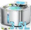 Fontaine À Chat Sans Fil, Abreuvoir 3.5L Pour Chat En Acier Inoxydable, Batterie 5000Mah, Fontaine À Eau Pour Chat Avec Détecteu