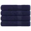 vidaXL Serviettes 4 pcs bleu marine 100x200 cm 360 g/m² 100% coton, serviette de plage, serviette d'invité, grande serviette 136795