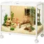 Cage Pour Hamster Grande Cage Avec Roues En Métal Empilable Avec Accès Par Le Haut Cage Ventilée Pour Souris 96 x47x52 cm- Blanc