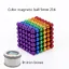 Jouets Amusants- Boules Magnétiques Buck 5Mm 6 Couleurs 216 Pièces + Boîte En Fer